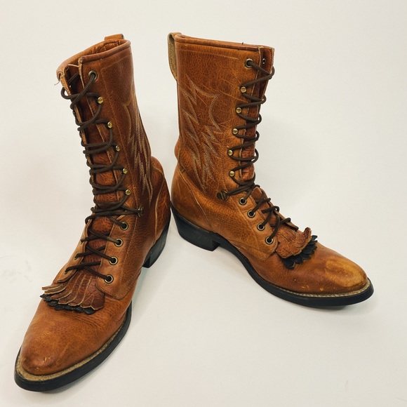 1970’S JUSTIN BOLT ROPER BOOT - Picture 8 of 8